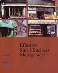 Effective Small Business Management by Richard M. Hodgetts (2000, Hardcover)