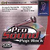 Sing Like Backstreet Boys Vol. 4 [CD + G] by Karaoke (CD, Apr-2001, Priddis Music)