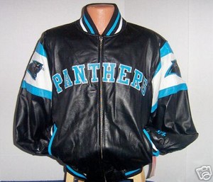 carolina panthers leather coat