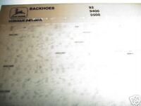 John Deere 92 to 9500 Backhoe Parts Catalog Microfiche. Please wait. Image not available. Enlarge