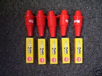 (5) NGK Spark Plugs BR9ES & (5) Plug holders Honda ZRT