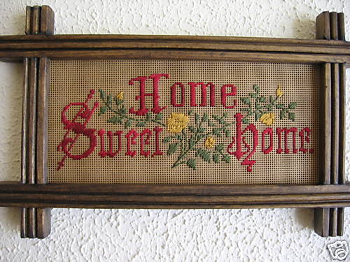 Victorian-motto-Antique-sampler-MINI-kit-Home-Sweet-Home-new