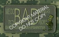 ISAF WE DO BAD THINGS TO BAD PEOPLE BART SIMPSON KNOWS