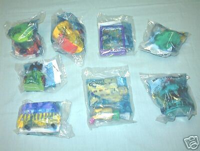 Burger King 2003 Rugrats Go Wild Complete Set of 8 MIP  