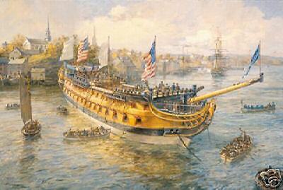 Launching Day, USS America by Geoff Hunt  