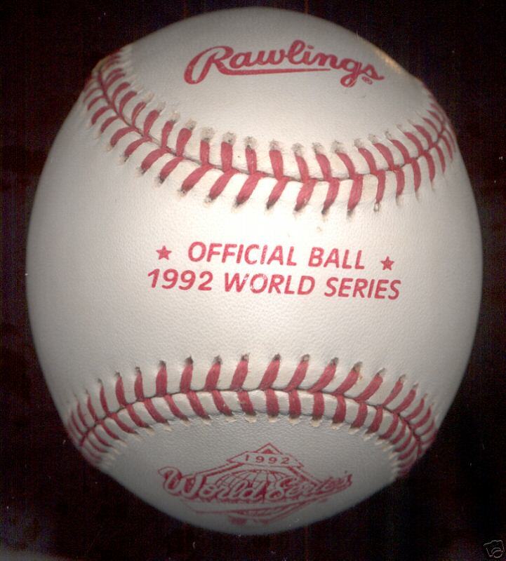 1992 Rawlings Official World Series Baseball  