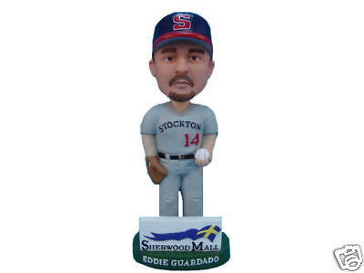 Eddie Guardado Stockton Ports Minnesota Twins Pitcher Bobble 