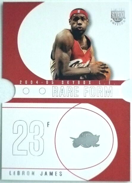 2004 05 Skybox LE Rare Form LEBRON JAMES  1576 packs  