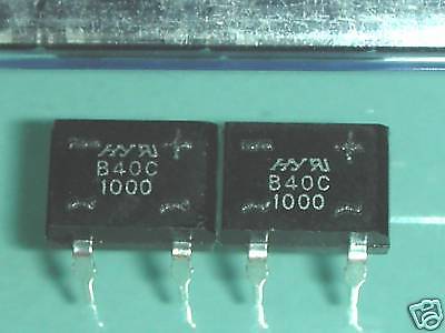 10x B40C1000 Brückengleichrichter 40V/1.0A €0,15/St.