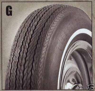 560 15 FIRESTONE 1 INCH WHITEWALL BIAS TIRES  