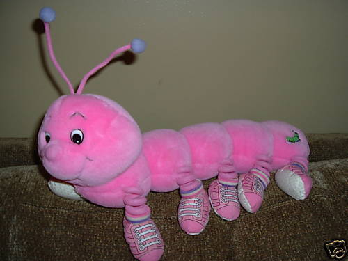 Plush Lots a Legs Pink Caterpillar Lots A Leggggggs  