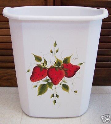 HP STRAWBERRY WASTE PAPER BASKET/NEW DESIGN BY MB  