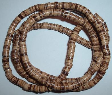 AL314 5mm Coco Heishe Beads Tiger 36 Strand