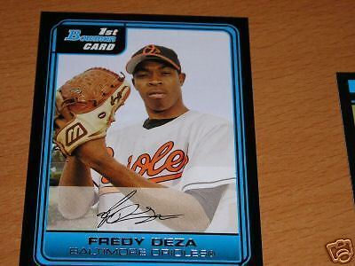 2006 Bowman Prospect RC 57 Fredy Deza (3)  