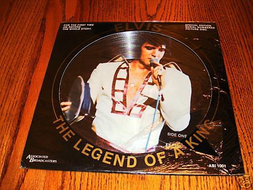 ELVIS PRESLEY LEGEND OF A KING PICTURE DISC LP SEALED  