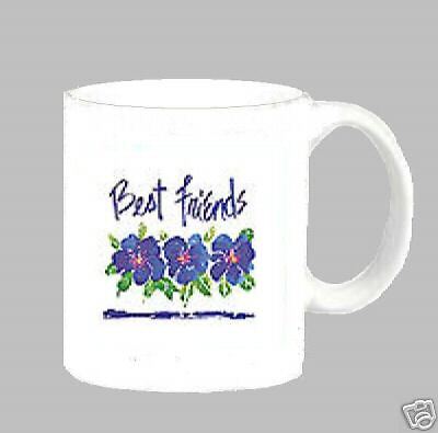 NEW PERSONALIZED CERAMIC COFFEE MUG CUP BEST FRIENDS  