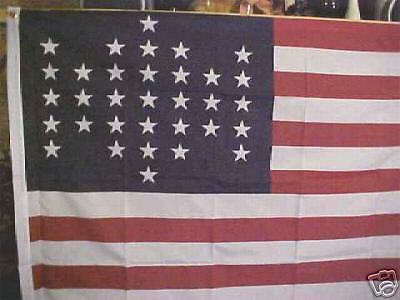 UNION 33 STAR CIVIL WAR FLAG  