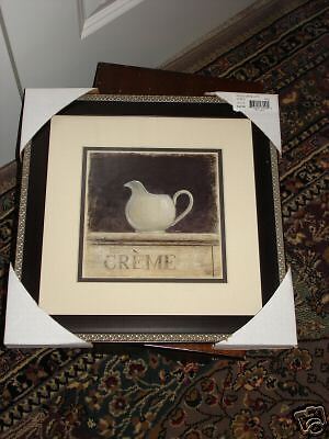 Art in Motion   Framed Creamer Print by Arnie Fisk New  