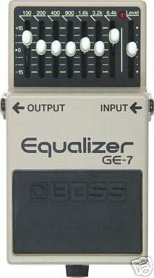 New Boss GE7 GE 7 Equalizer Guitar Pedal 761294024881  