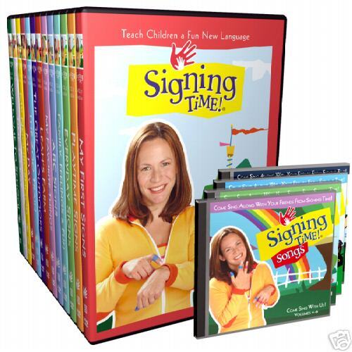 Signing Time DVDs Set 1 13 ASL Sign Language for Kids