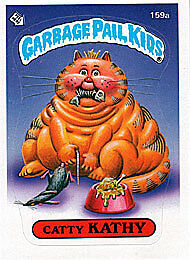 GARBAGE PAIL KIDS 4th SERIES 4 159a CATTY KATHY cat gpk | eBay