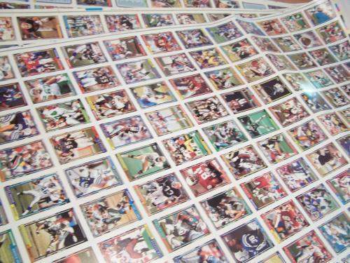 1992~TOPPS~CARDS~3 UNCUT SHEETS~FOOTBALL~RARE~MINT  