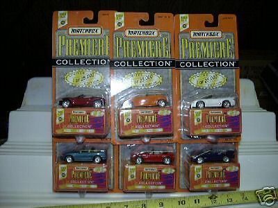 MATCHBOX 1997 PREMIERE WORLD CLASS #16 SIX MODELS MINT*  