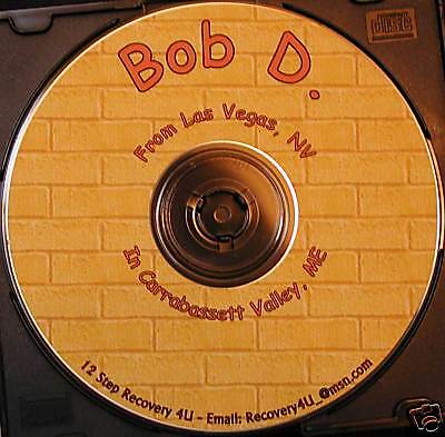 AA Alcoholics Anonymous 12 Step Speaker CD Bob D