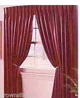 THERMAL LINED INSULATED DRAPERY  48 W X 84 L BURGUNDY  