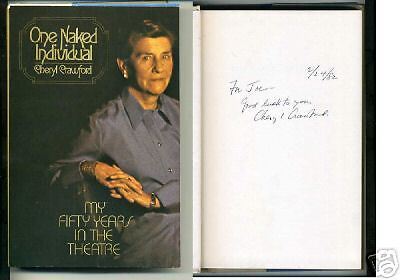 Cheryl Crawford Group Theatre Founder Rare Signed Autograph Hardback 