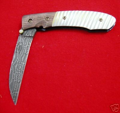 JOHNNY STOUT HANDMADE CUSTOM FOLDING KNIFE  