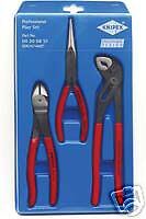 Knipex Specialty Pliers 3 Pc Set  Model 267488