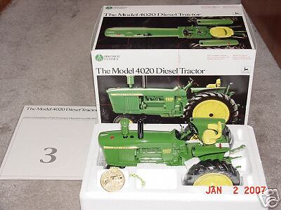 ERTL 1/16 JOHN DEERE 4020 PRECISION #3 TRACTOR  