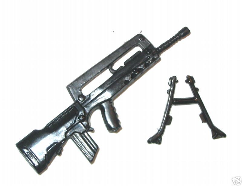 FAMAS Assault Rifle w/ Bipod (1)   118 Scale Weapon for 3 3/4 Action 