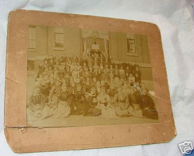 1898 Lynn Ma Ingalls School Nash Cabinet Photo  