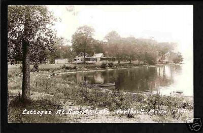 Faribault Minnesota c1915 RPPC Roberts Lake Cabins MN  