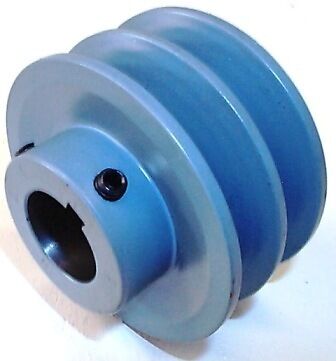 NEW 3.55 OD 1 1/8 Bore 2 Groove B Belt Pulley Maska  