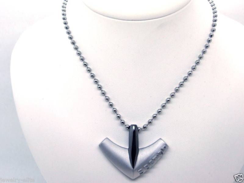 SECTOR ANCHOR PENDANT STAINLESS STEEL JEWEL  