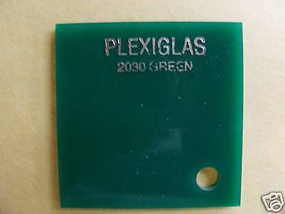 Acrylic Plexiglass Green #2030 1/8 x 15.7/8 x 15.7/8  