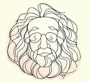 36 Jerry Garcia Grateful Dead Wire Caricature Wall Art  