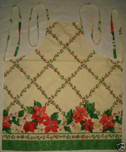 CHRISTMAS HOLIDAY BARBEQUE APRON NEW MADE IN THE USA  