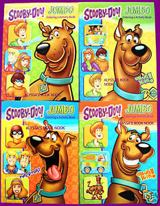 SCOOBY DOO ~JUMBO COLORING & ACTIVITY SET~ 400 PAGES!