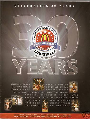 2007 McDONALDS BLAKE GRIFFIN KEVIN LOVE ROSE PROGRAM++  