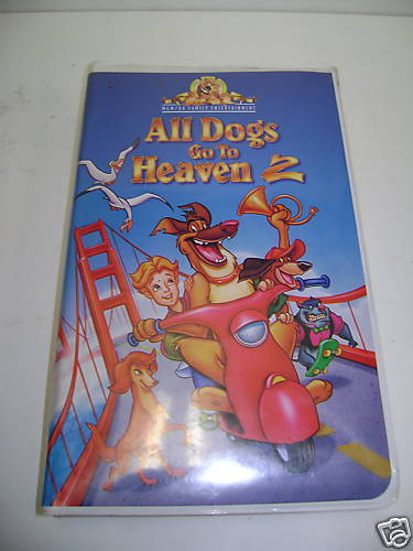 MGM/UA ALL DOGS GO TO HEAVEN 2 VHS TAPE 1996 027616554130  