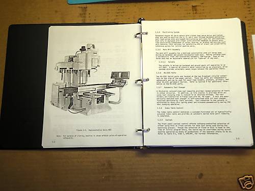 Hurco CNC MD3 Manual Book CNC Vertical Mill Ultimax VMC  