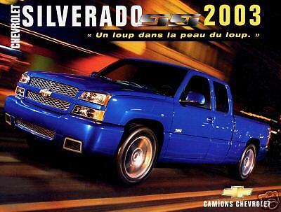 2003 CHEVROLET SILVERADO SS PICKUP TRUCK (BLUE) MAGNET  