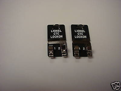 Lionel NOS Track Lockons 2 pcs. fit 027 or O gauge  