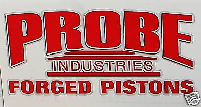 PROBE FORGED PISTONS FOR SBF FORD 347 ENGINES, FLAT TOP FOR USE WITH 