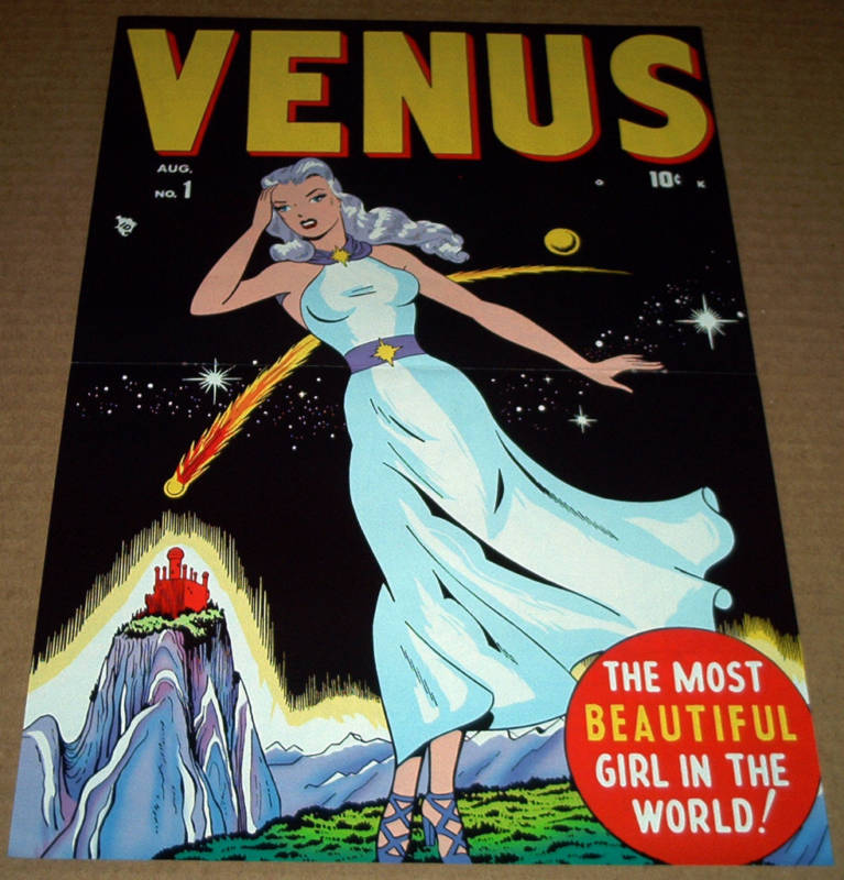 VENUS #1 POSTER 10X15 MARVEL COMICS 10 CENTS BEAUTIFUL  