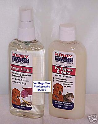 Kirby Pet Spot Stain Odor Clear Remover Kit  